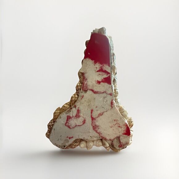 Vintage Hand Crafted  Alligator Figurine Made Of SEASHELLS - Picture 9 of 12